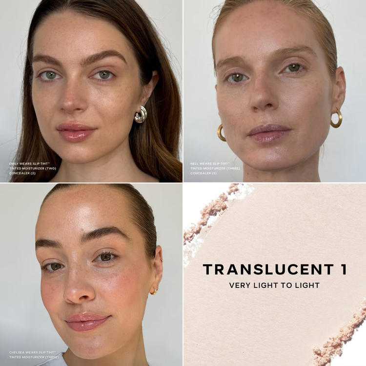 Saie Slip Tint™ Undetectable Baked Setting Powder - Translucent 1 – Very light to Light