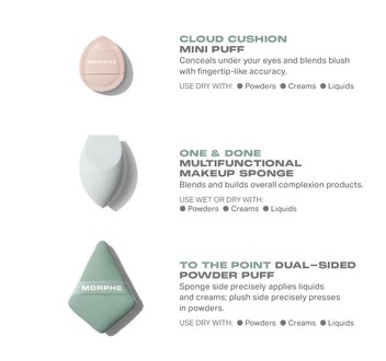 Morphe Puff Sponge Set