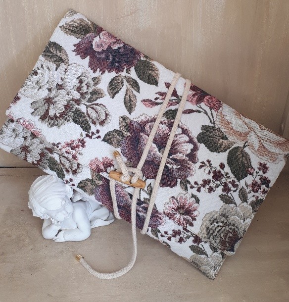Goblen çanta clutch