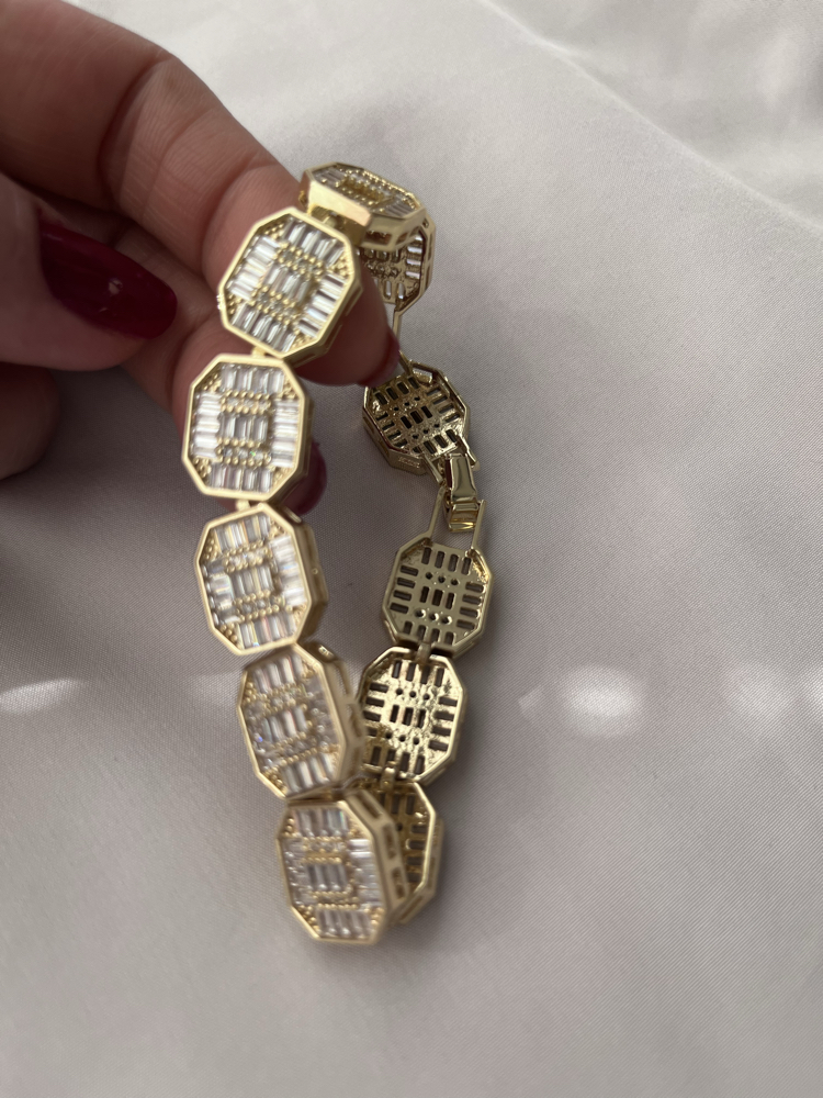 Zirkon Taşlı Diamonds Baget Bileklik