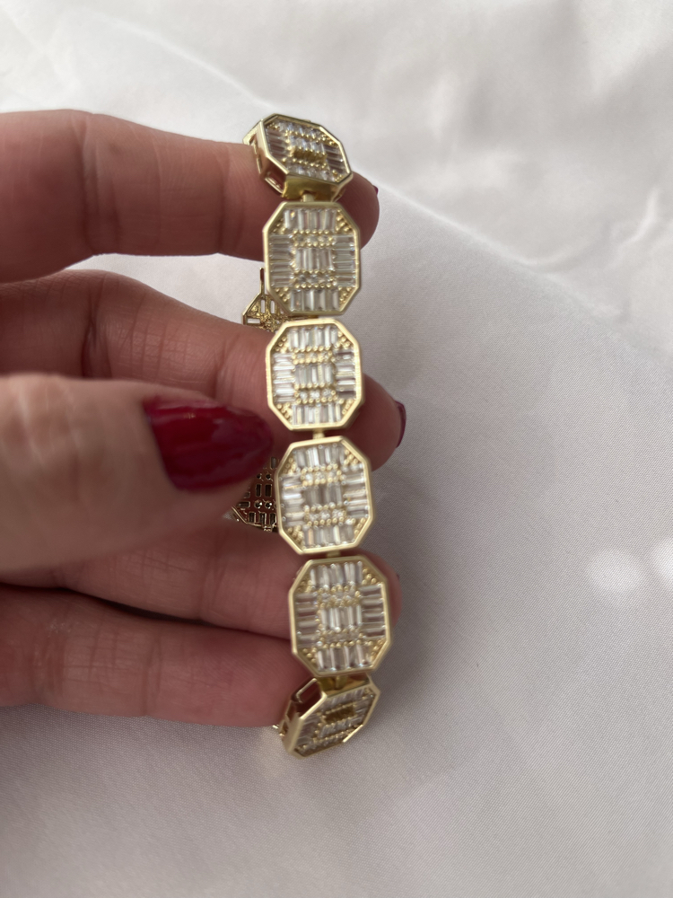 Zirkon Taşlı Diamonds Baget Bileklik