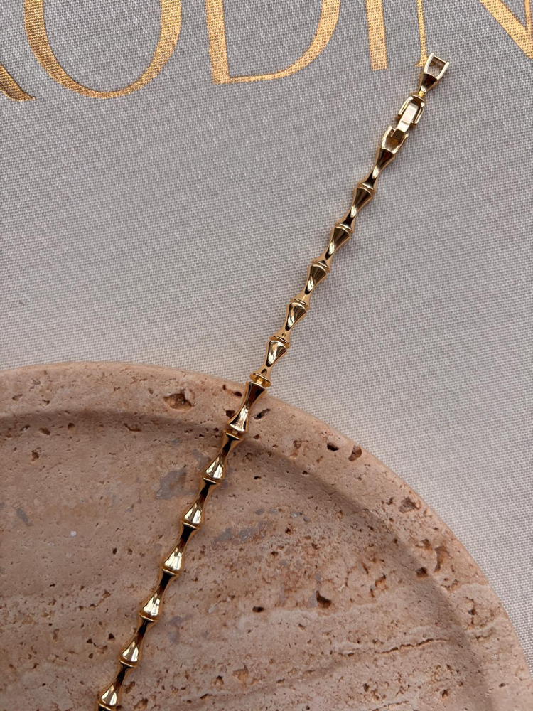 Premium Gold Bambu Model Bileklik