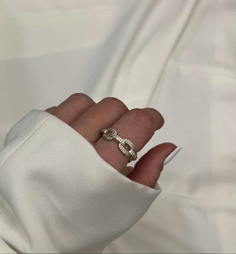 Premium Zirkon Taşlı Yüzük