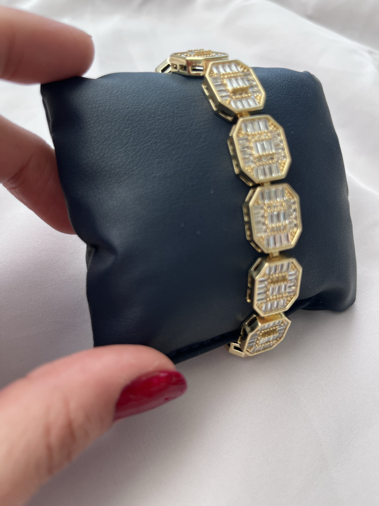 Zirkon Taşlı Diamonds Baget Bileklik