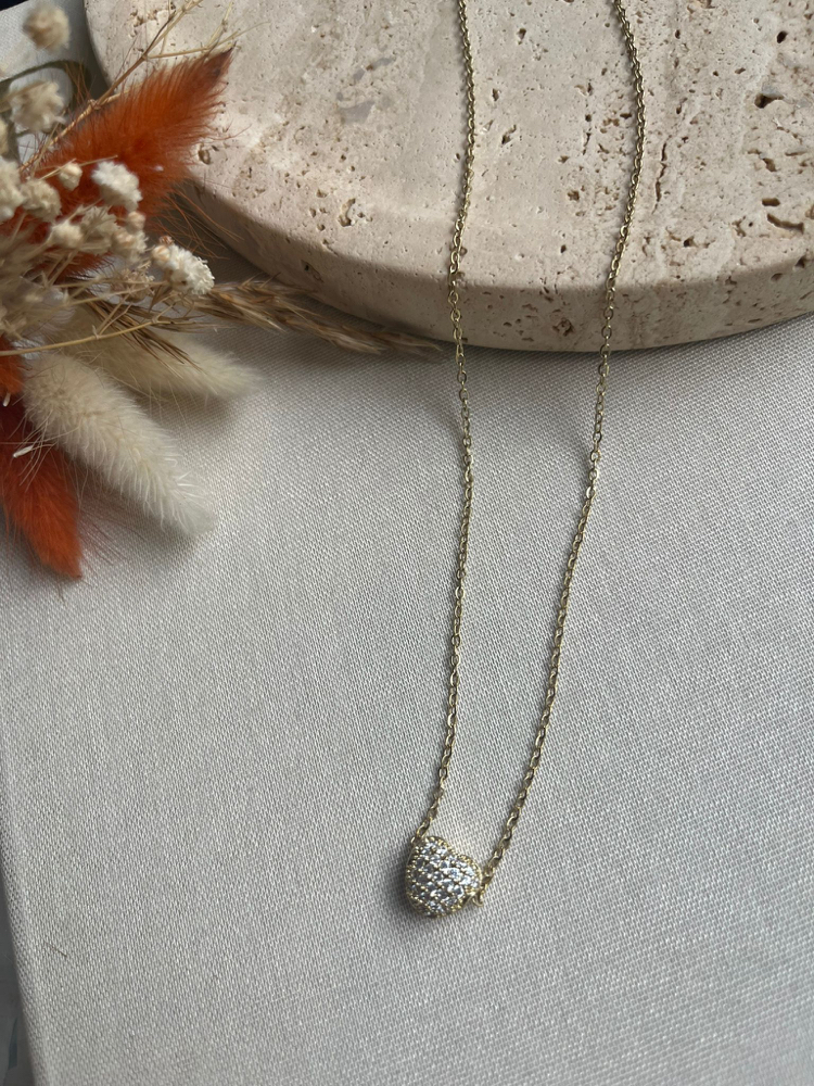Premium 14 k minimal kalp kolye