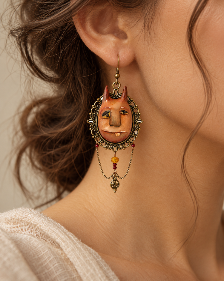 Tamrooz Div Earrings (pair)
