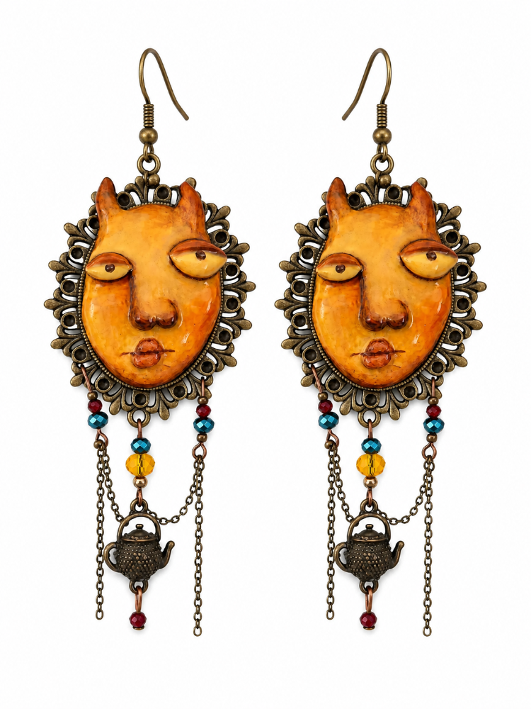 Saffrooz Div Earrings (pair)