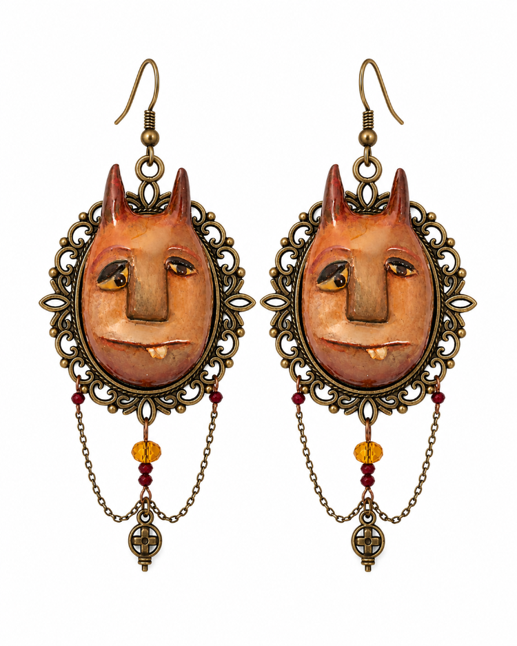 Tamrooz Div Earrings (pair)