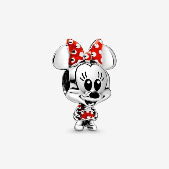 Disney, Puantiye Fiyonklu ve Elbiseli Minnie Charm