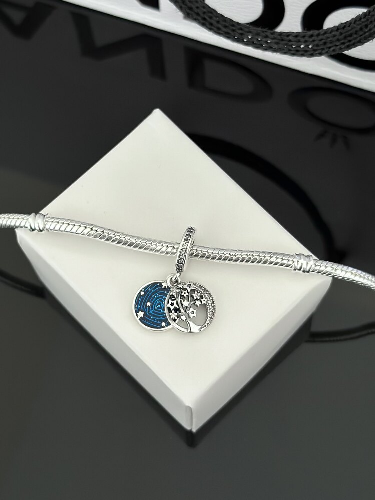 Ağaç, Galaksi ve Ay Çift Sallantılı Charm