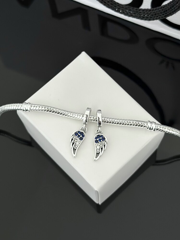 Işıltılı Ayrılabilir Melek Kanatları Sallantılı Charm
