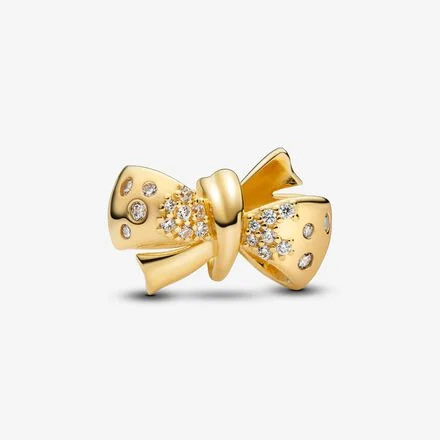 Gold Işıltılı Fiyonk Charm