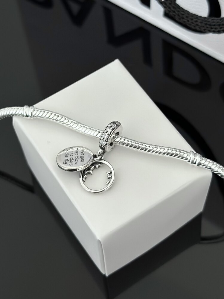 Hilal ve Yıldızlar Sallantılı Charm