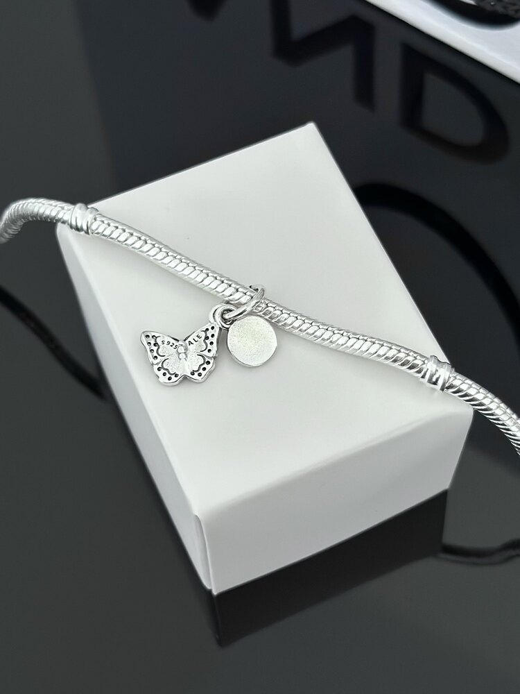 Kelebek Çift Sallantılı Charm