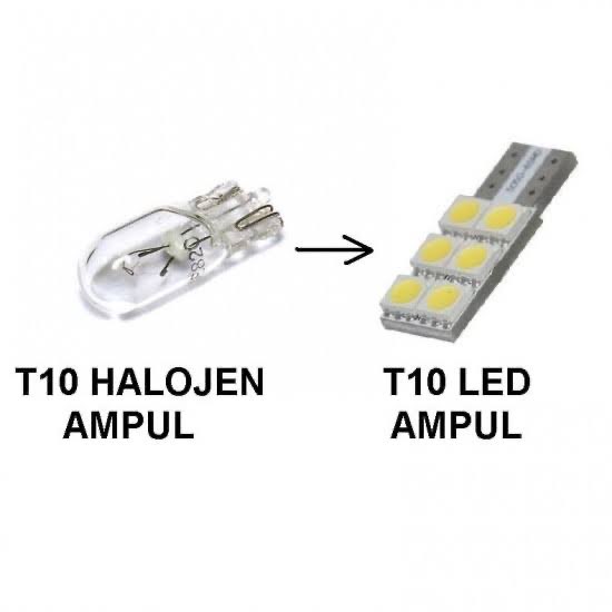 T 10 led park ampul