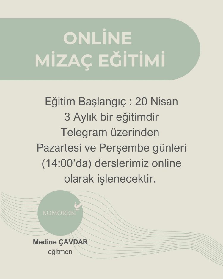 online mizaç ve burçlar eğitimi ( canlı)