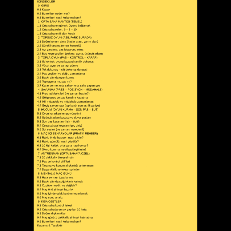 Futbolcu El Kitapları – 5’li Set (PDF)