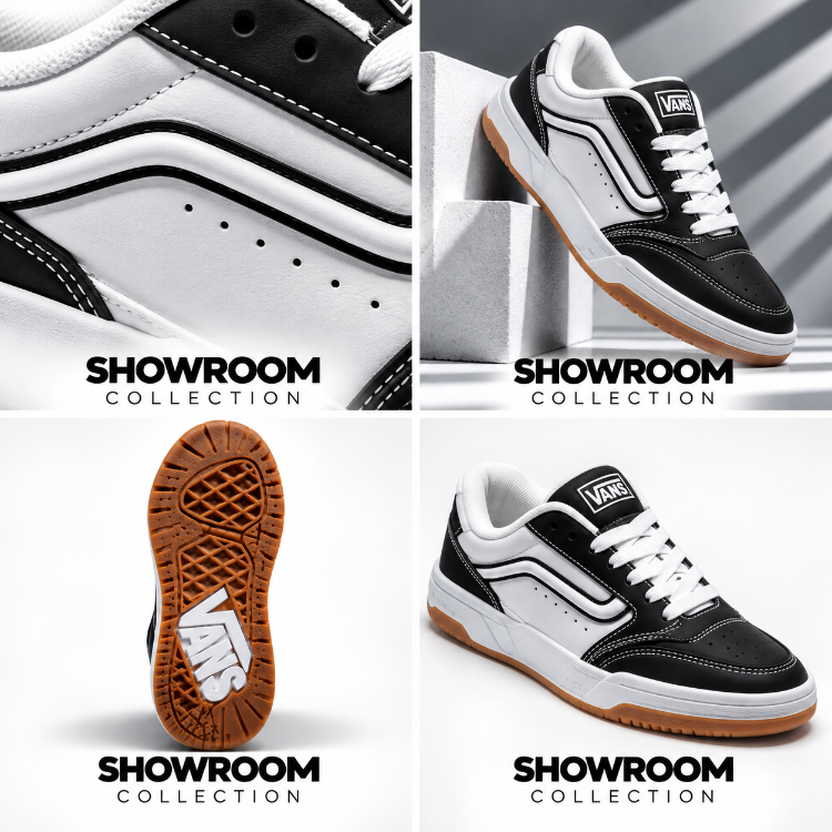 Vans Uptown Low Black / White / Gum