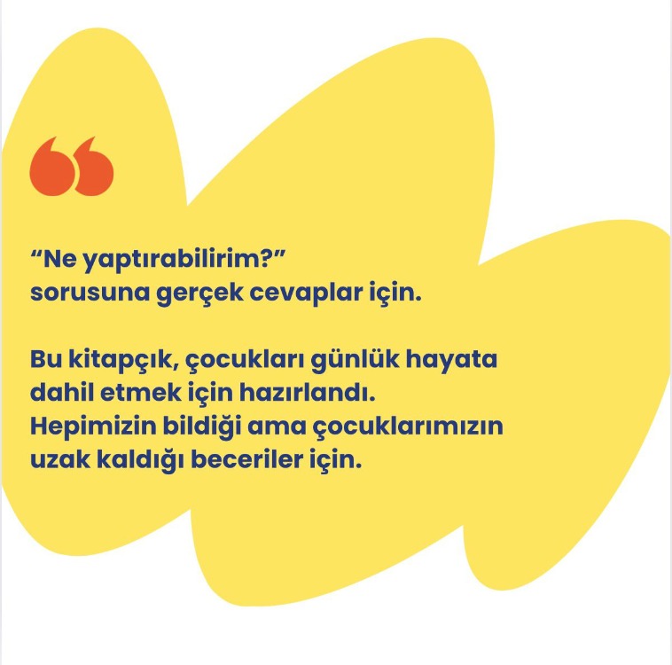 Evde Günlük Yaşam Becerileri Çocuklarla birlikte uygulanabilecek 25 etkinlik
