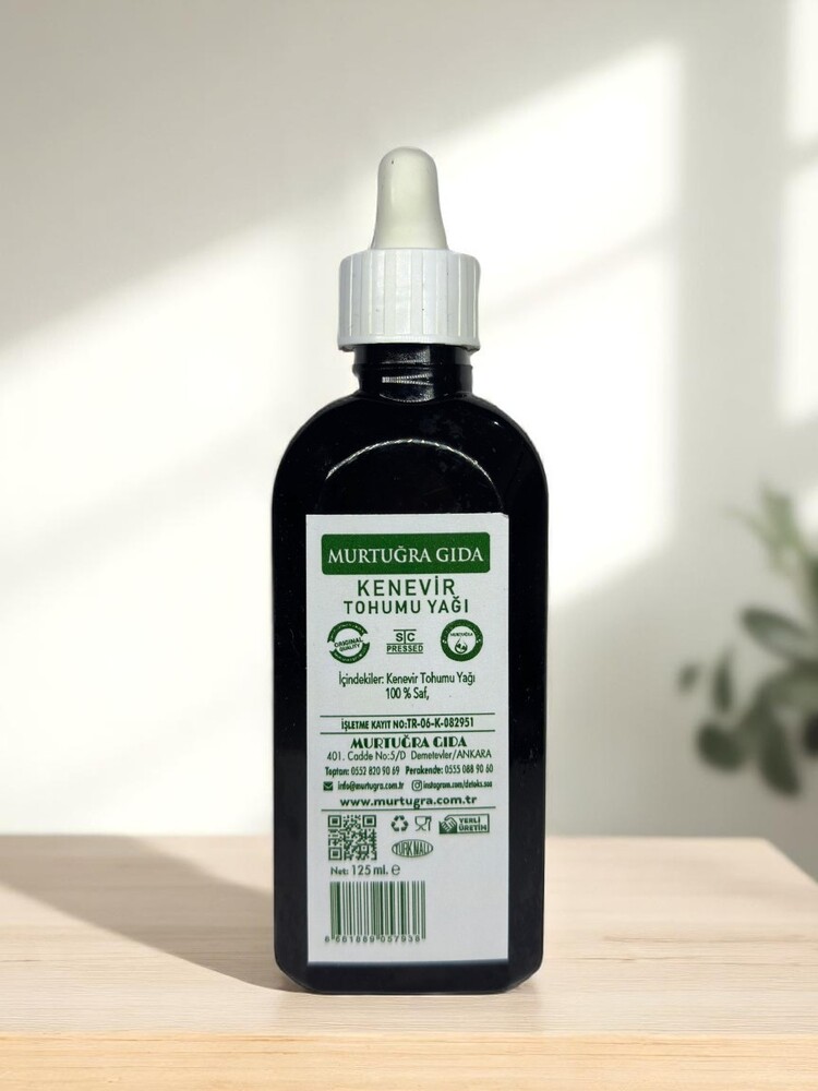 Kenevir Tohumu Yağı 125ml.