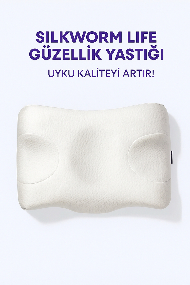 Silkworm Life Visco Güzellik Yastığı – Yüz Kırışıklık Karşıtı