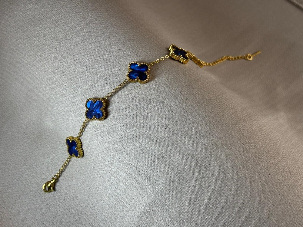 Altın Kaplama Çelik Mavi Van Cleef