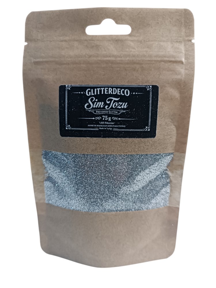 Gümüş Glitter ince Taneli