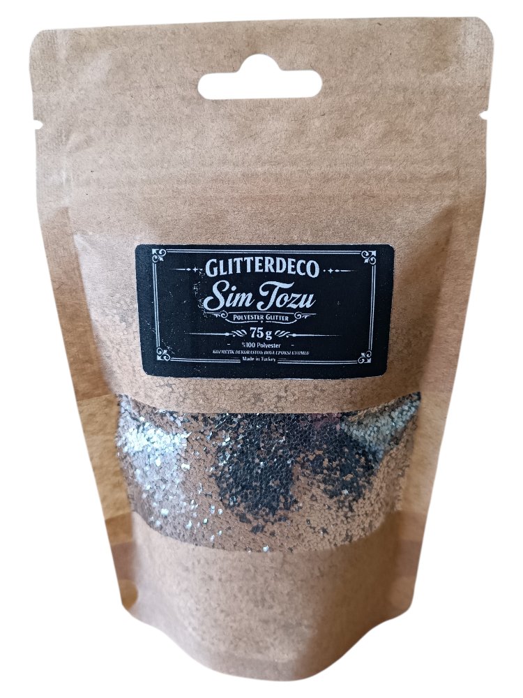 Gümüş Glitter 1mm