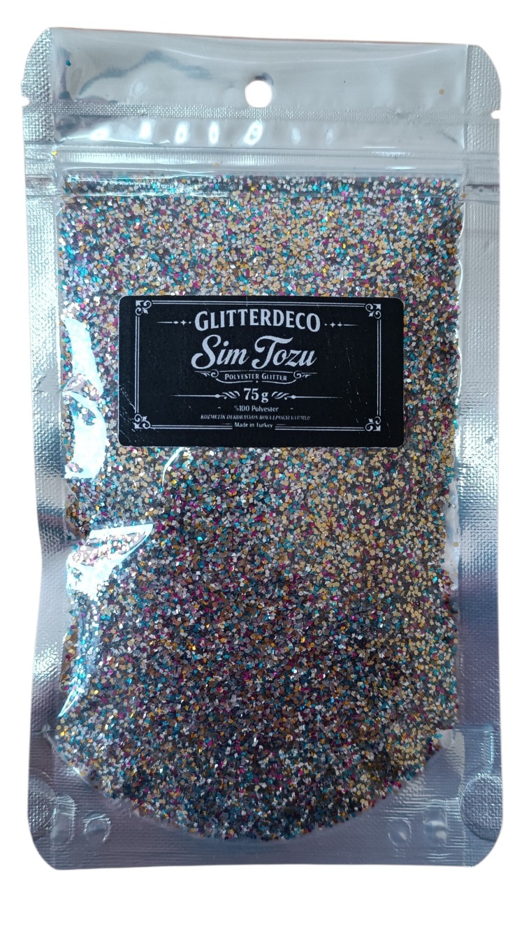 Halogram Çok Renkli Glitter 75gr