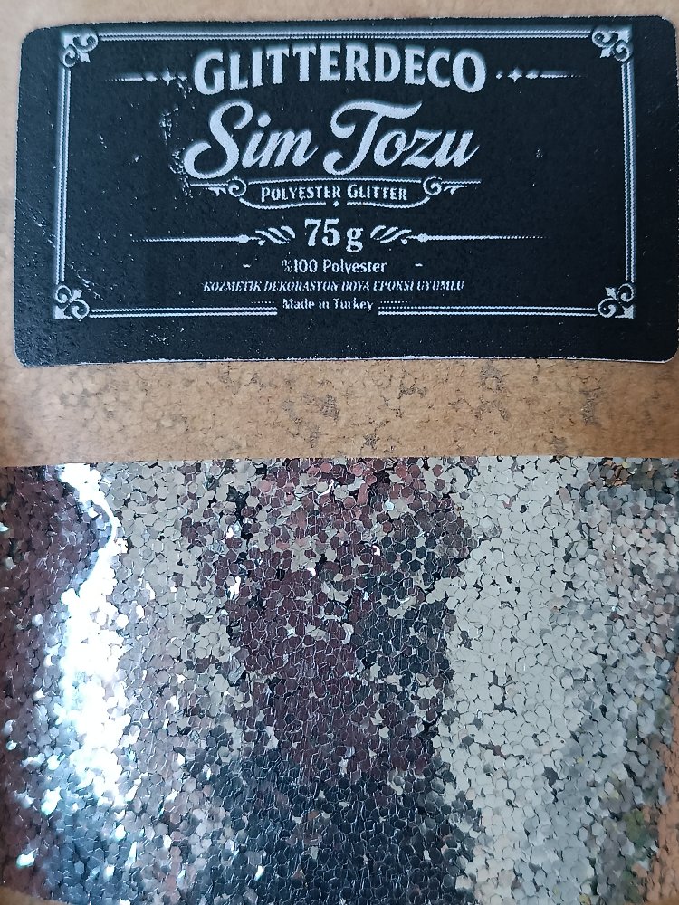 Gümüş Glitter 1mm