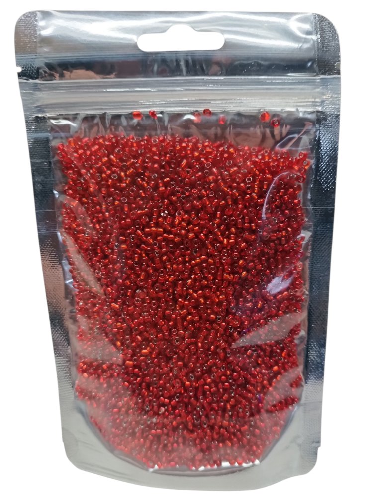 200 gr Yakut Kırmızı Cam Boncuk 