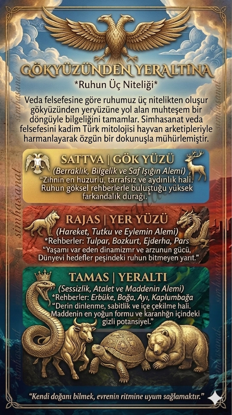 Kadim Bilgelik :Gökyüzünden Yeraltına Ruhun 3 Niteliği