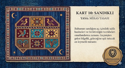 Töre Yazıtları: Anadolu Bilgeliği & Kilim Motifleri Rehber Kart Seti