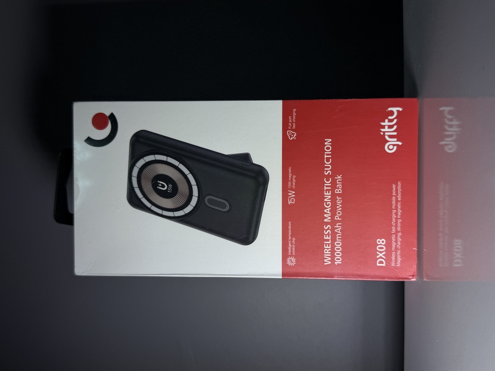 Gritty 10.000 mAh 15w Kablosuz Şarjlı Standlı PD Hızlı Şarj Powerbank