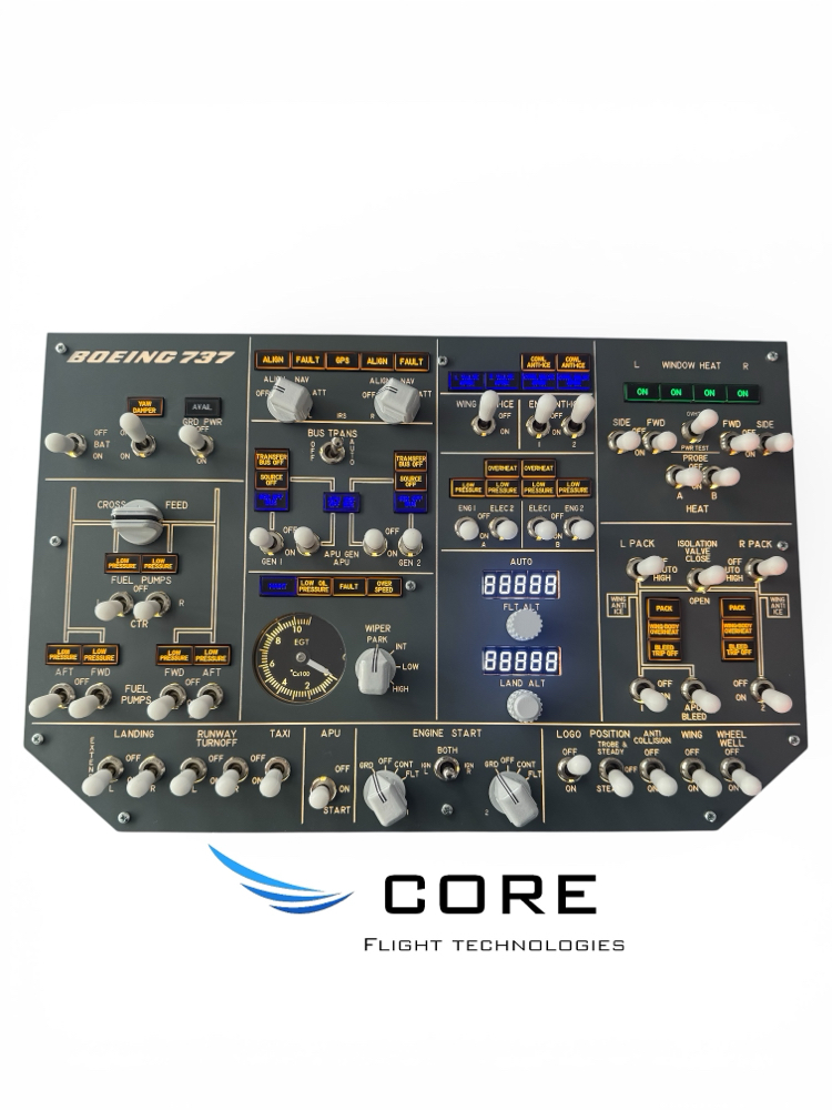B737 Compact Overhead Panel
