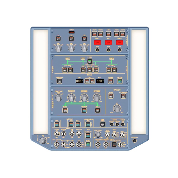 WingFlex Airbus A320 Overhead Panel