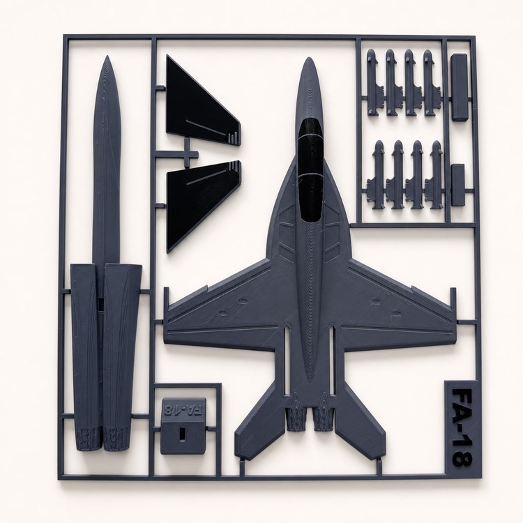 F/A-18 Hornet Birleştirilebilir Model Kit