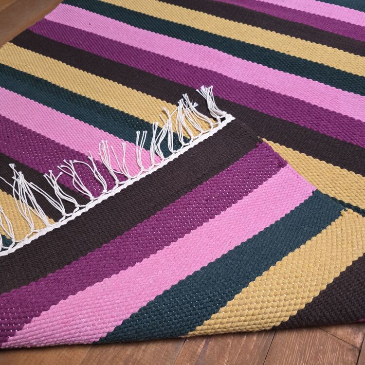 20 El Dokuma Pamuk Kilim (Hand-woven Cotton Kilim Rug)