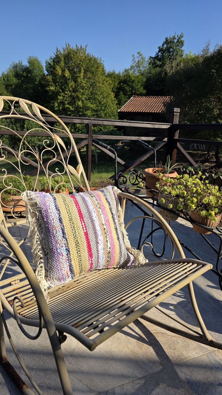 Çul-Çaput Kırlent Kılıfı (Rag Throw Pillow Cover)
