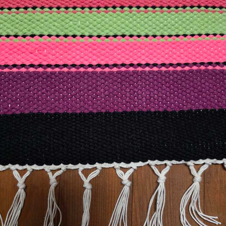 19 El Dokuma Pamuk Kilim (Hand-woven Cotton Kilim Rug)