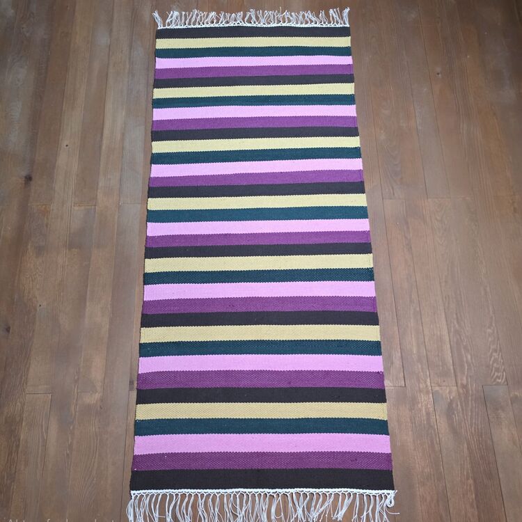 20 El Dokuma Pamuk Kilim (Hand-woven Cotton Kilim Rug)