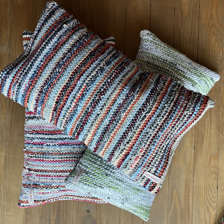 Çul-Çaput Kırlent Kılıfı (Rag Throw Pillow Cover)