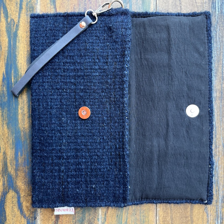 +7 renk/Kelebek Elde Yün Dokuma Çanta (Hand-woven Wool Clutch)
