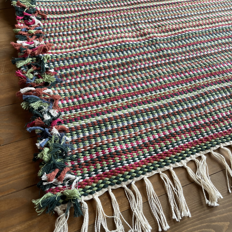 13 El Dokuma Pamuk Kilim (Hand-woven Cotton Kilim Rug)