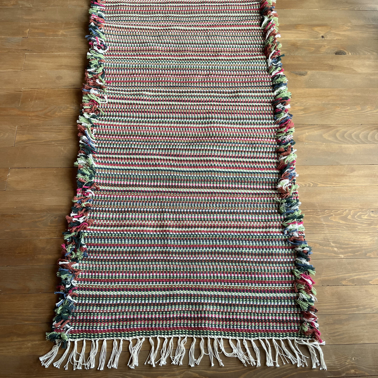 13 El Dokuma Pamuk Kilim (Hand-woven Cotton Kilim Rug)