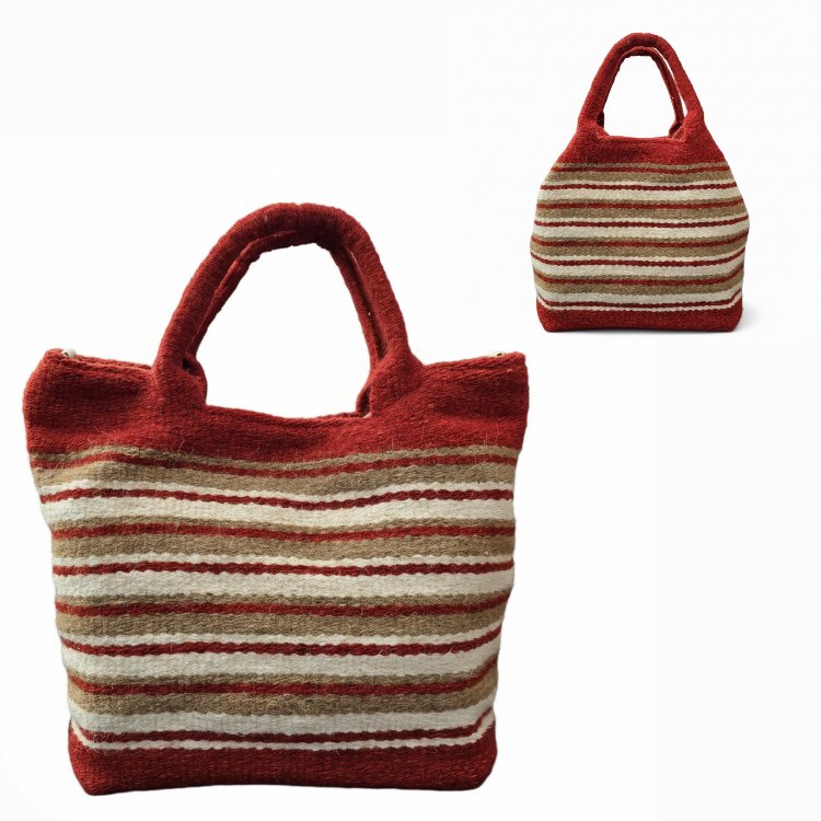 Diğer renkleri görmek için tıklayın. İlkay el dokuma yün çanta- Handwoven wool bag