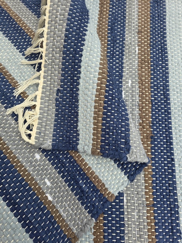10 El Dokuma Çul-Çaput Kilim (Hand-woven Rag Kilim Rug)