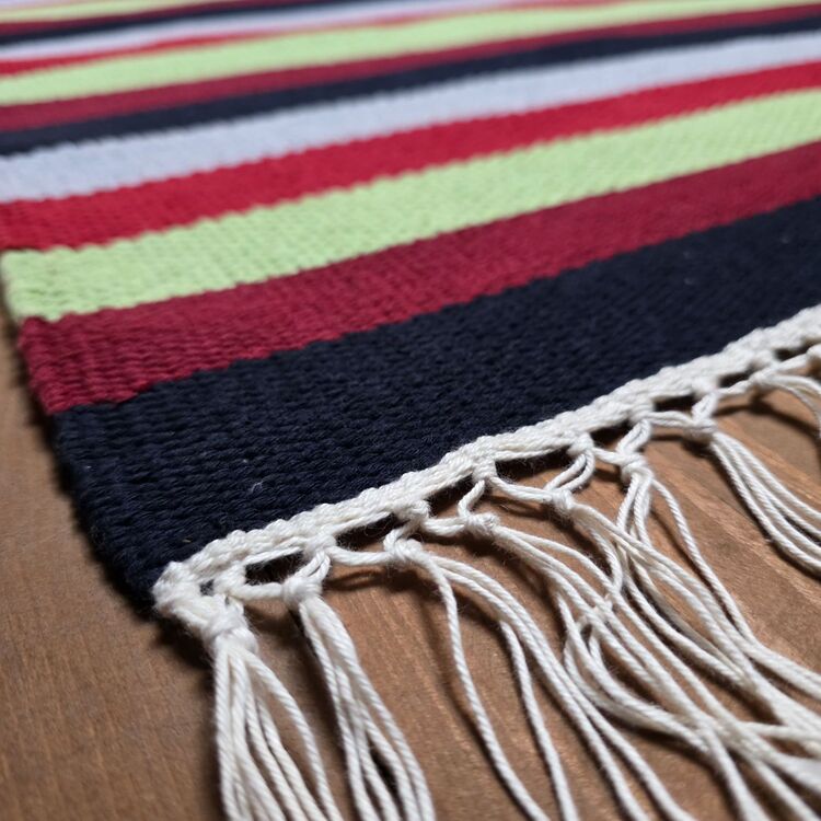 20 El Dokuma Pamuk Kilim (Hand-woven Cotton Kilim Rug)