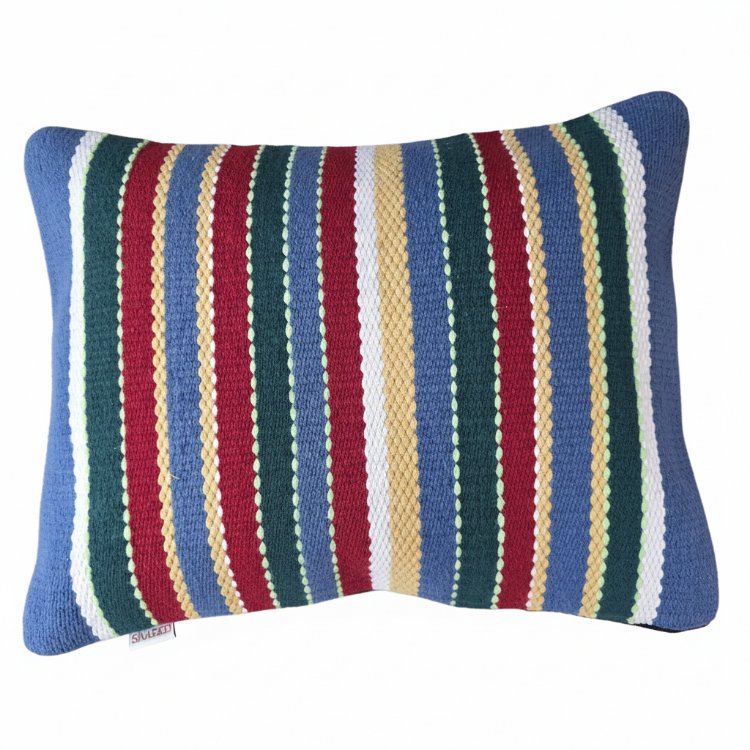 Diğer renkler için tıklayın. El Dokuma Pamuk Kırlent Kılıf (Hand-woven Cotton Pillow Cover)