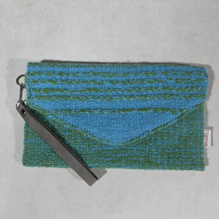 +9 renk/Sumak Elde Yün Dokuma Çanta (Hand-woven Wool Clutch)